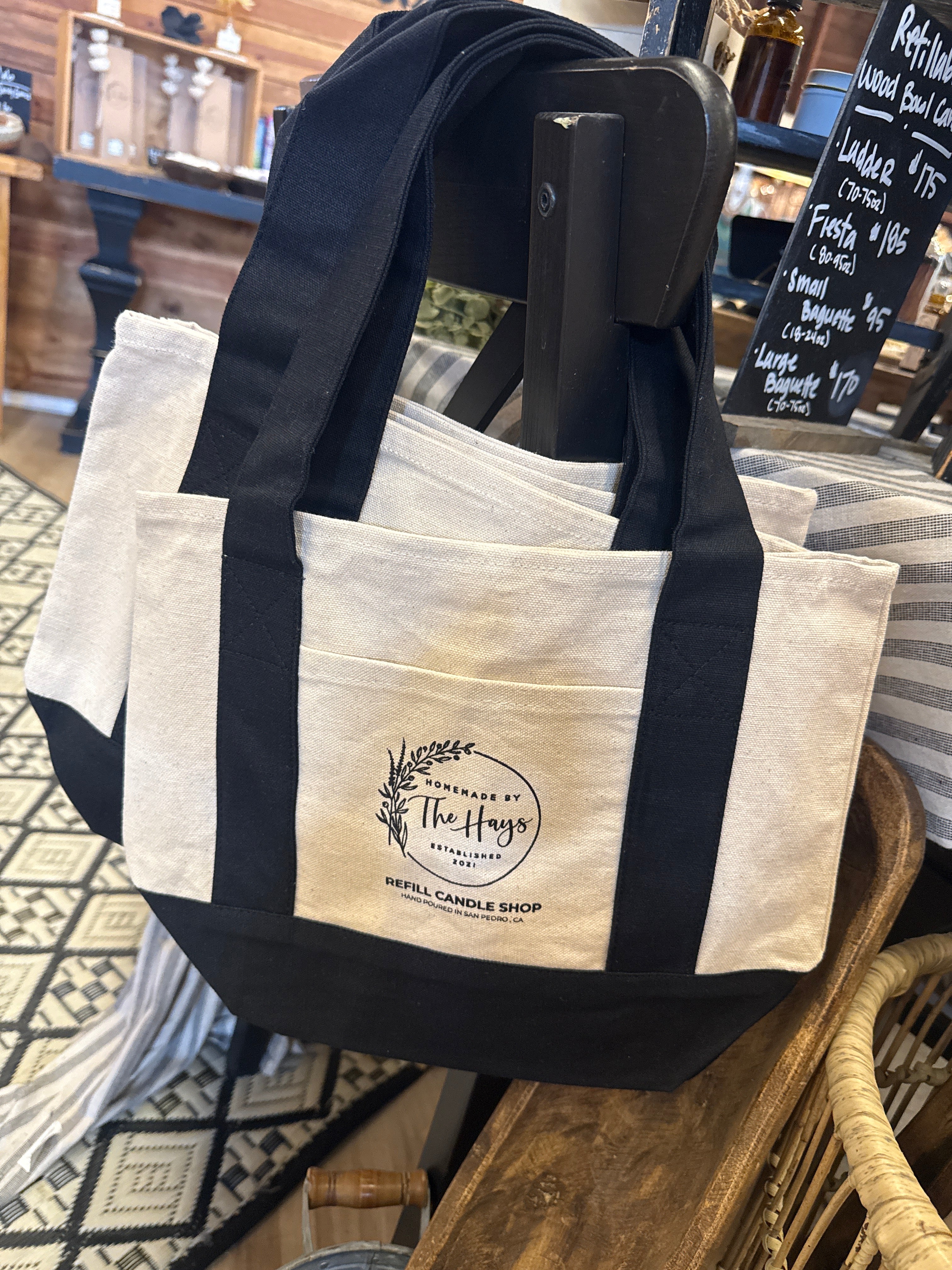Mini Canvas Tote Bag