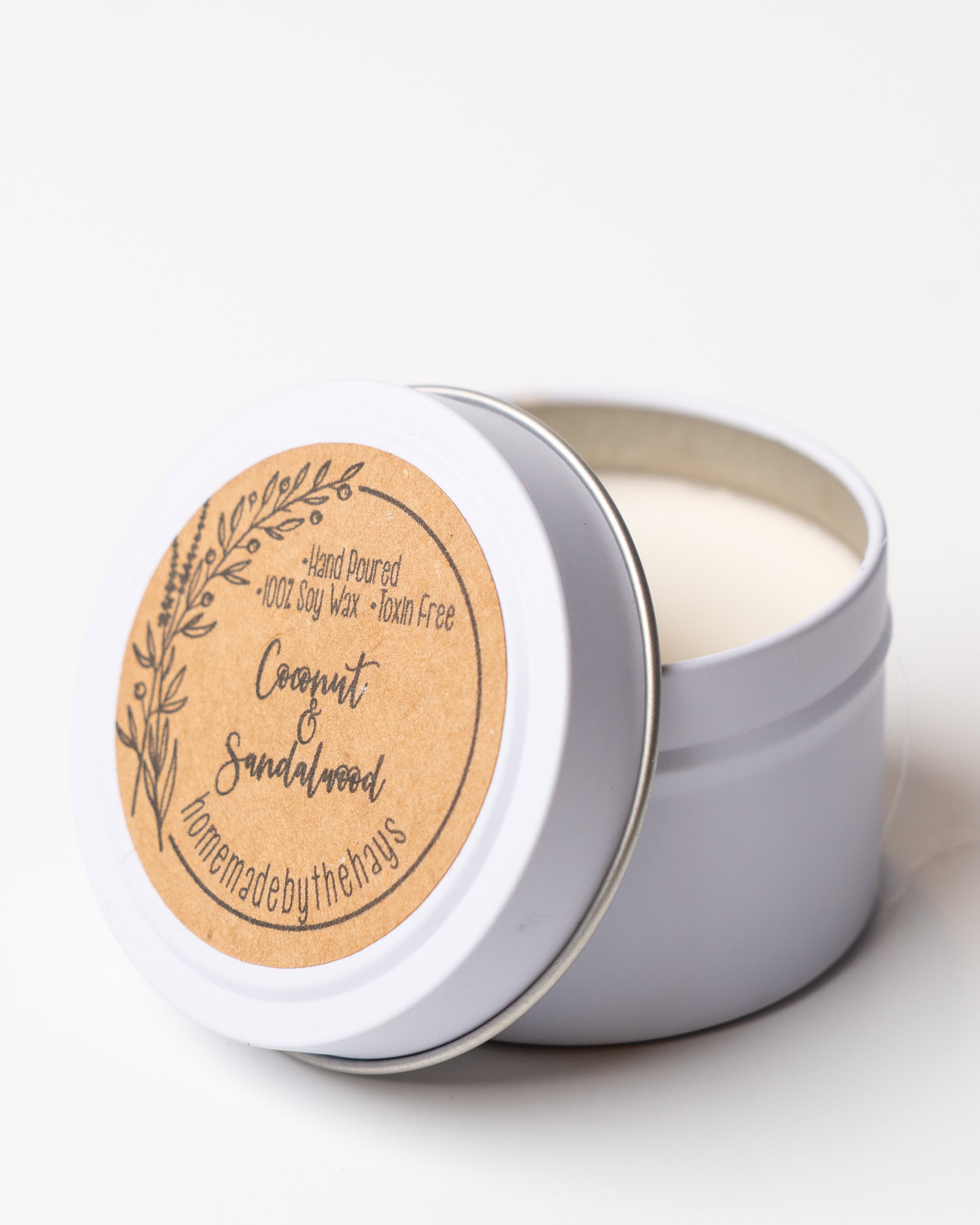 Coconut & Sandal Wood Travel Tin