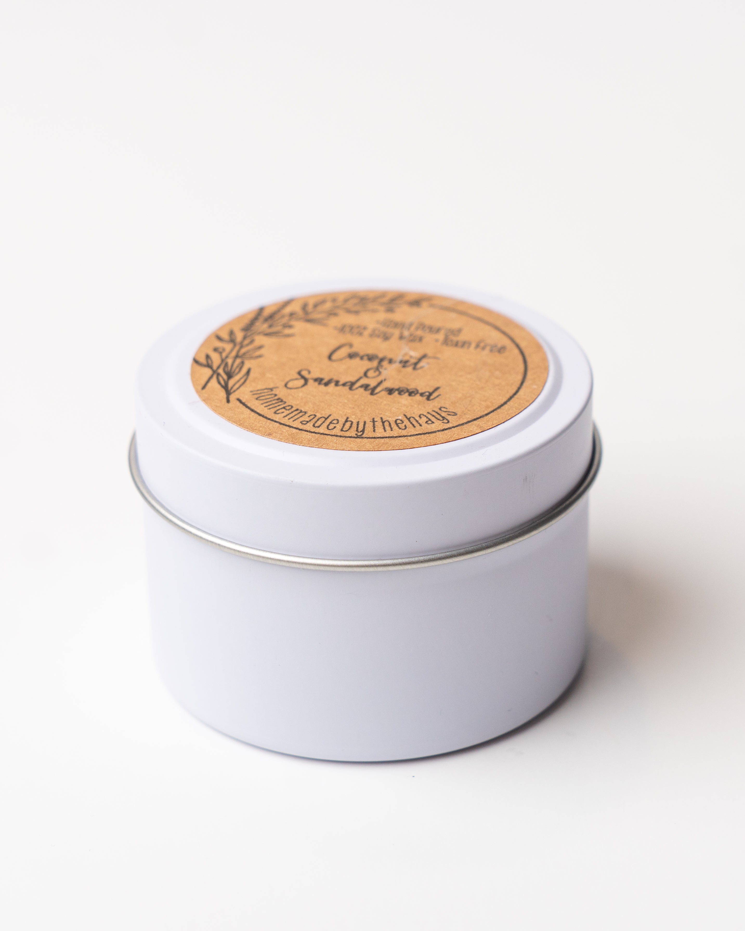 Coconut & Sandal Wood Travel Tin