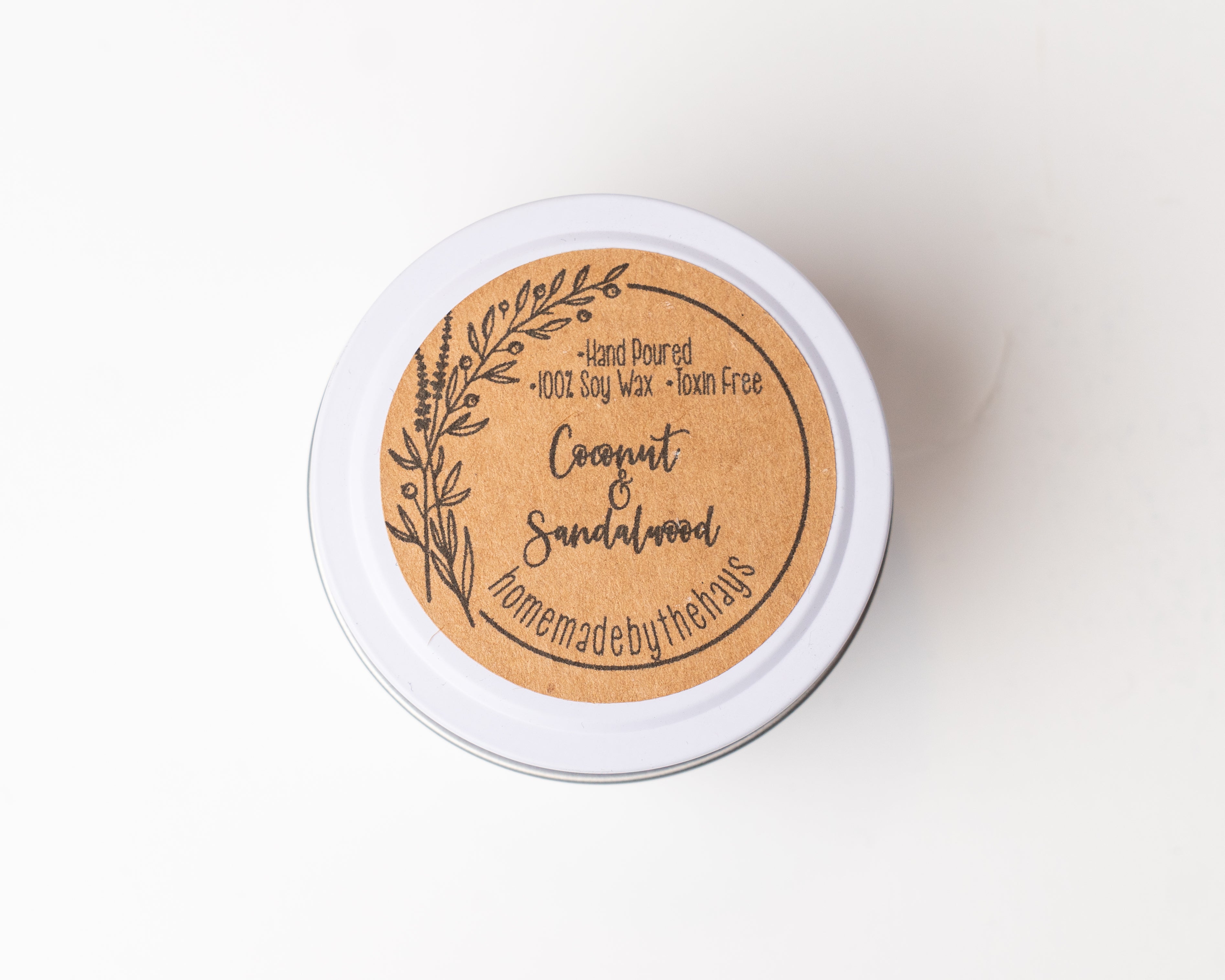 Coconut & Sandal Wood Travel Tin