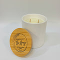 11oz. White Ceramic Jar
