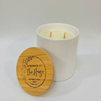 11oz. White Ceramic Jar
