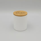 11oz. White Ceramic Jar