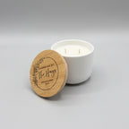 Mini White Ceramic Jar