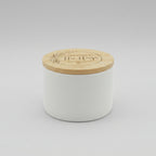 Mini White Ceramic Jar