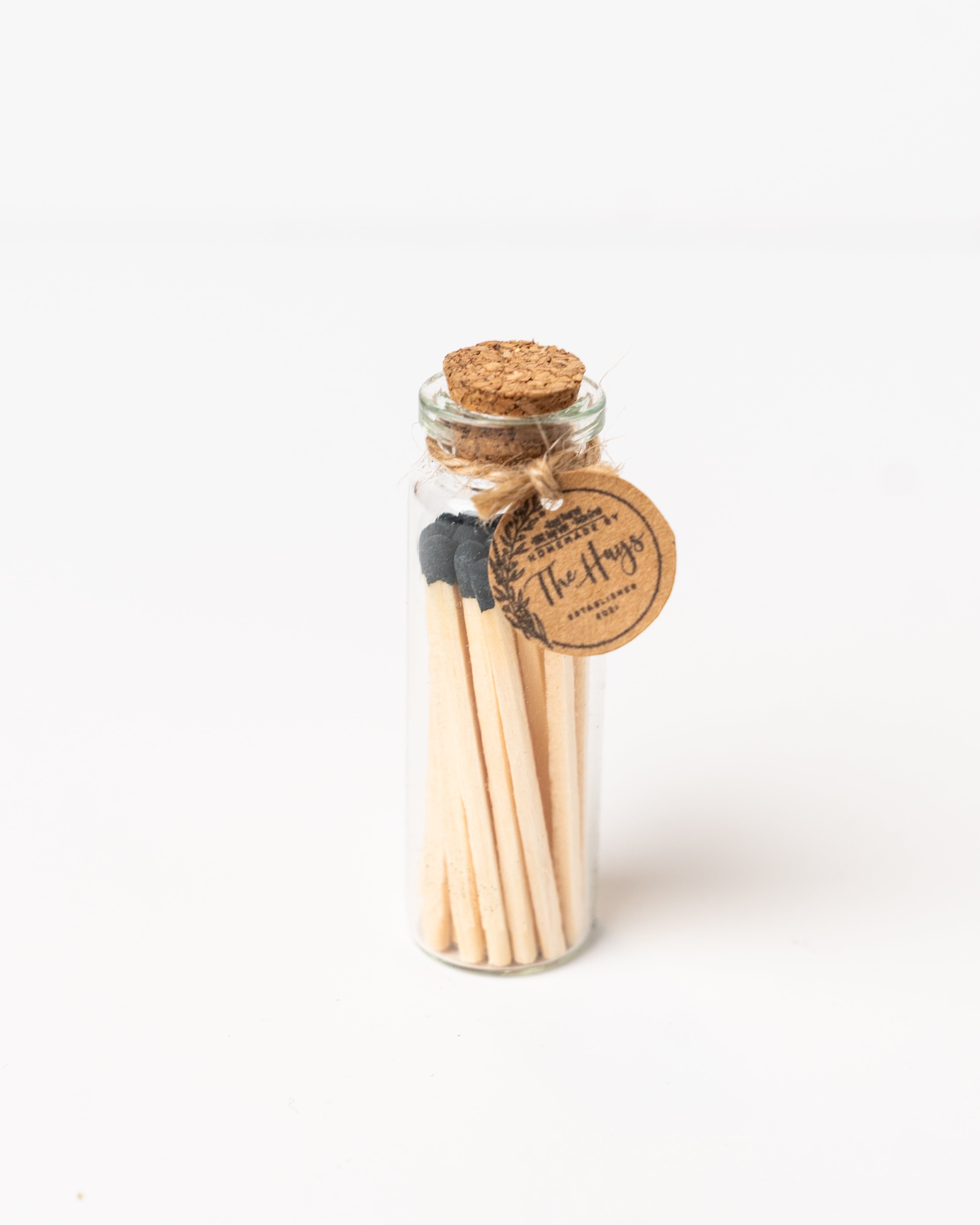 Glass Jar Match Sticks