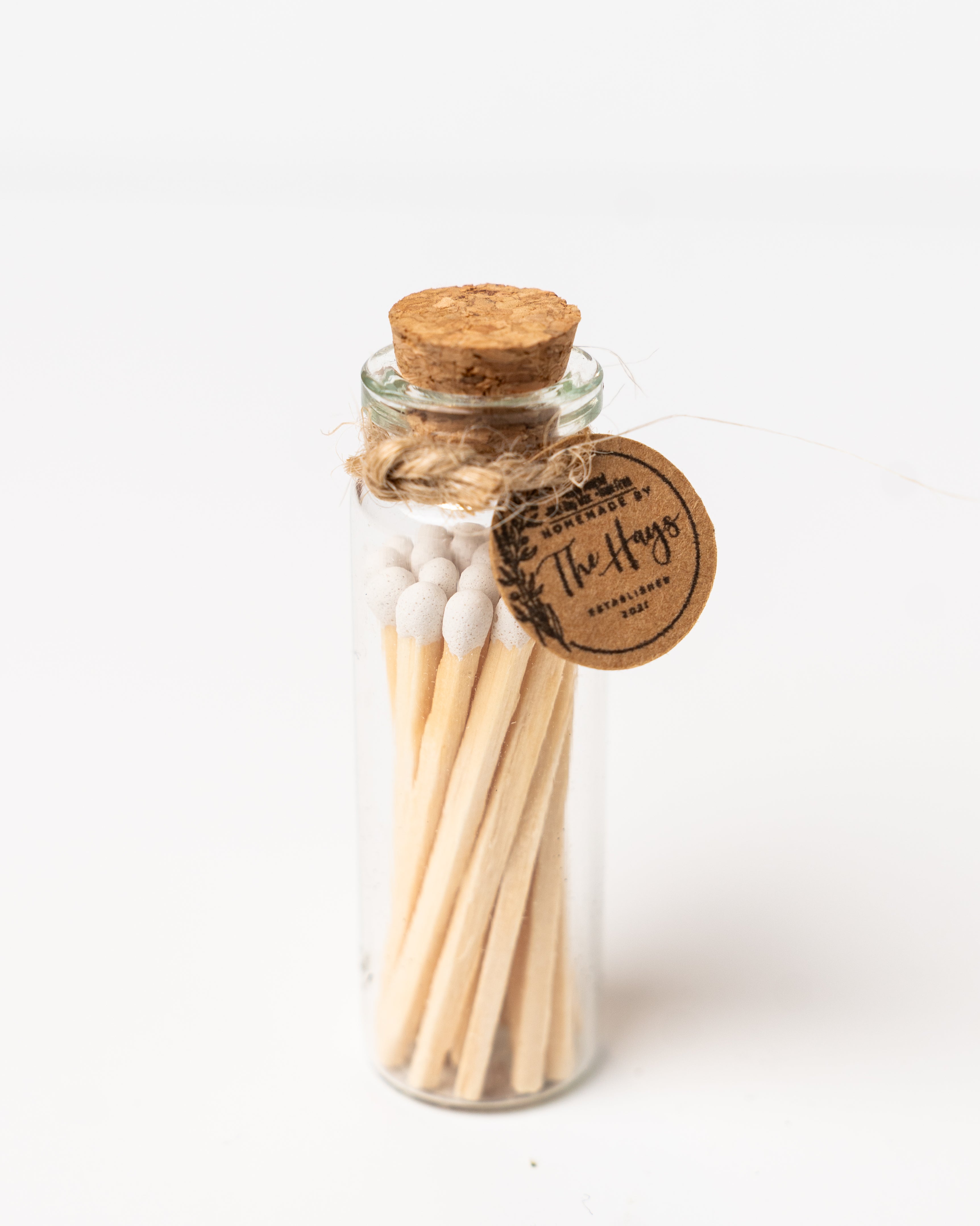 Glass Jar Match Sticks