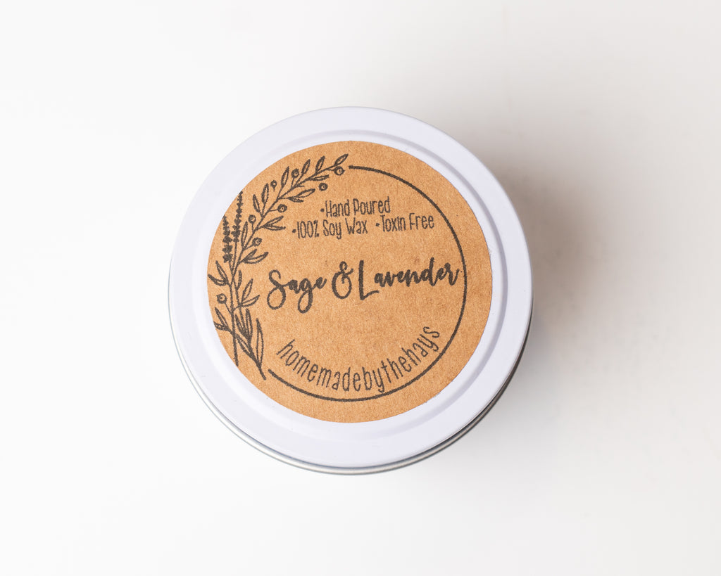 Sage and Lavender Travel Tin