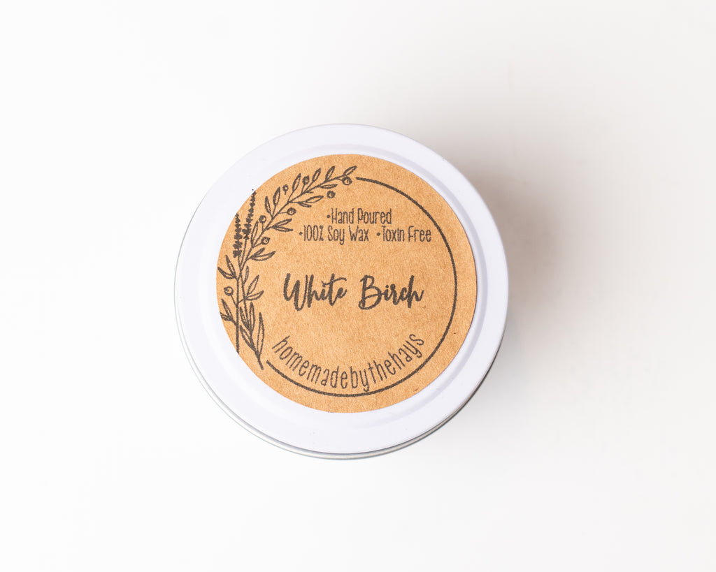 White Birch Travel Tin
